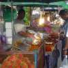 Food stalls on Koh Samui, Thailand. There are so many unique things to try but it might be difficult to know which is truly vegetarian. 